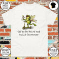 Frog fairy scooter Off to Be Weird and build Character shirt