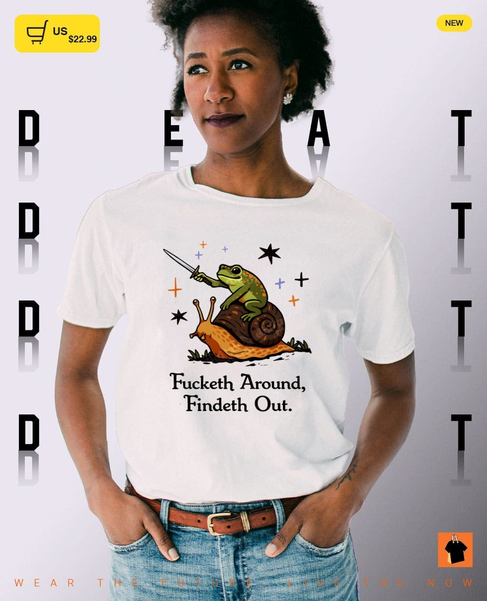 Frog knight riding snail fucketh around findeth out vintage shirt