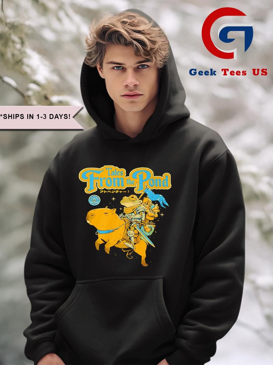 Frog riding Capybara Tales from the Pond shirt