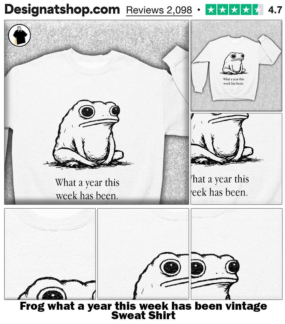 Frog what a year this week has been vintage shirt