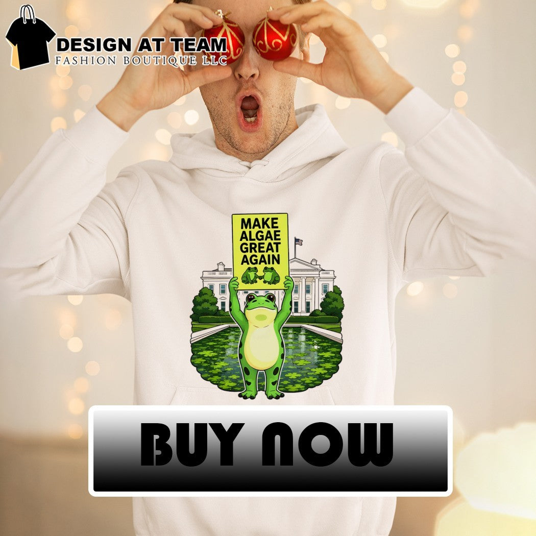 Frogs Team Algae FDT Make Algae Great Again Patriotic White house 2026 shirt
