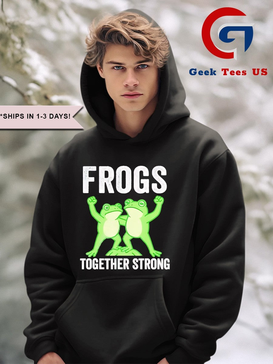 Frogs Together Strong Portland Frog Protest shirt