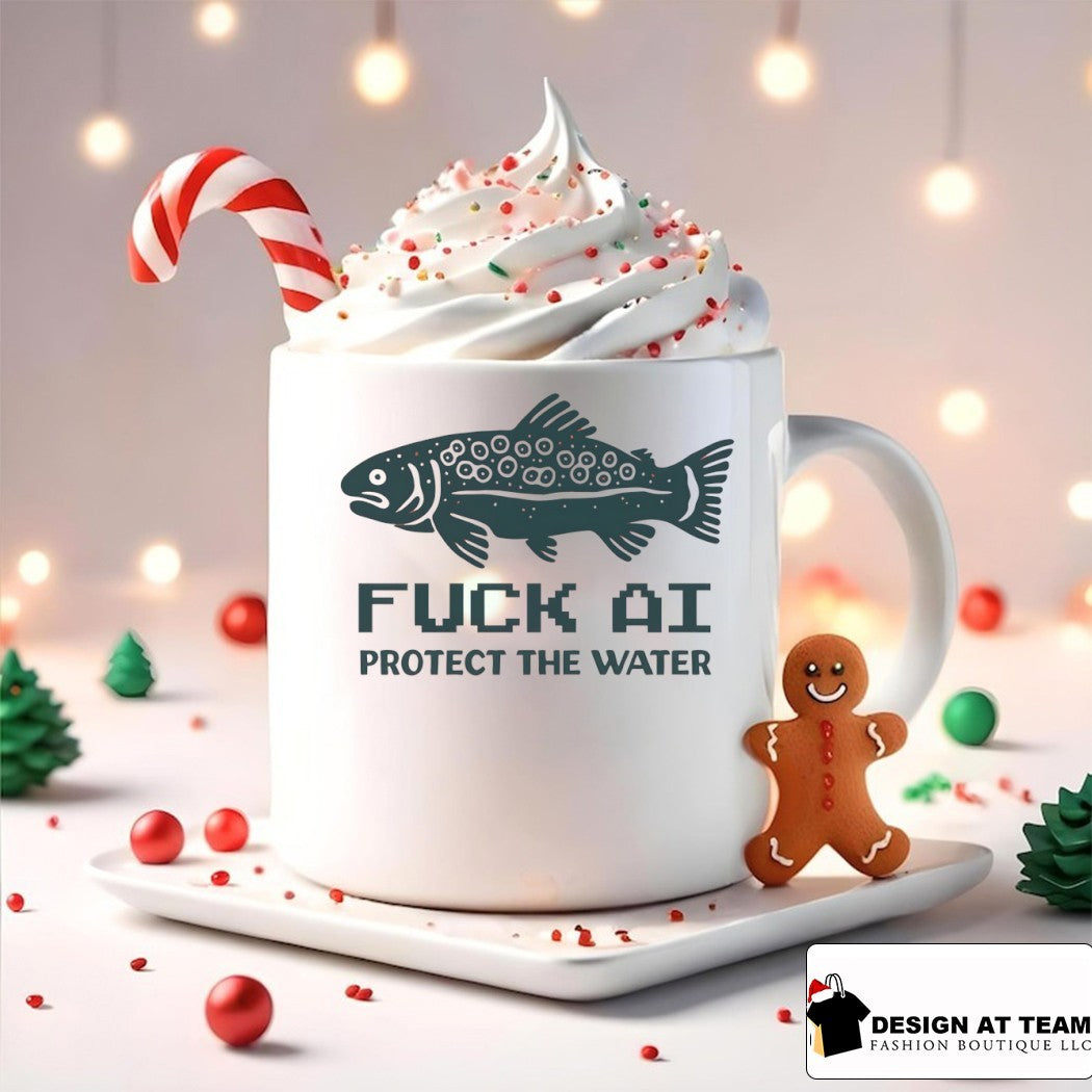 Fuck AI Protect The Water vintage shirt
