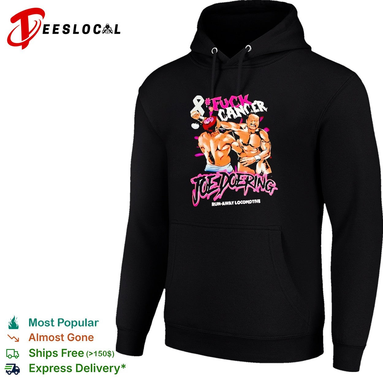 Fuck Cancer Joe Doering Run Away Locomotne shirt