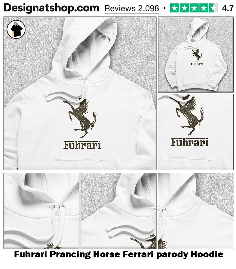 Fuhrari Prancing Horse Ferrari parody shirt