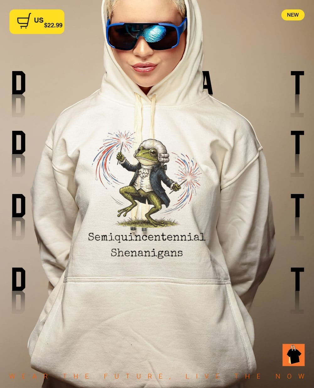 Funny Frog Semiquincentennial shenanigans American 250th Anniversary shirt