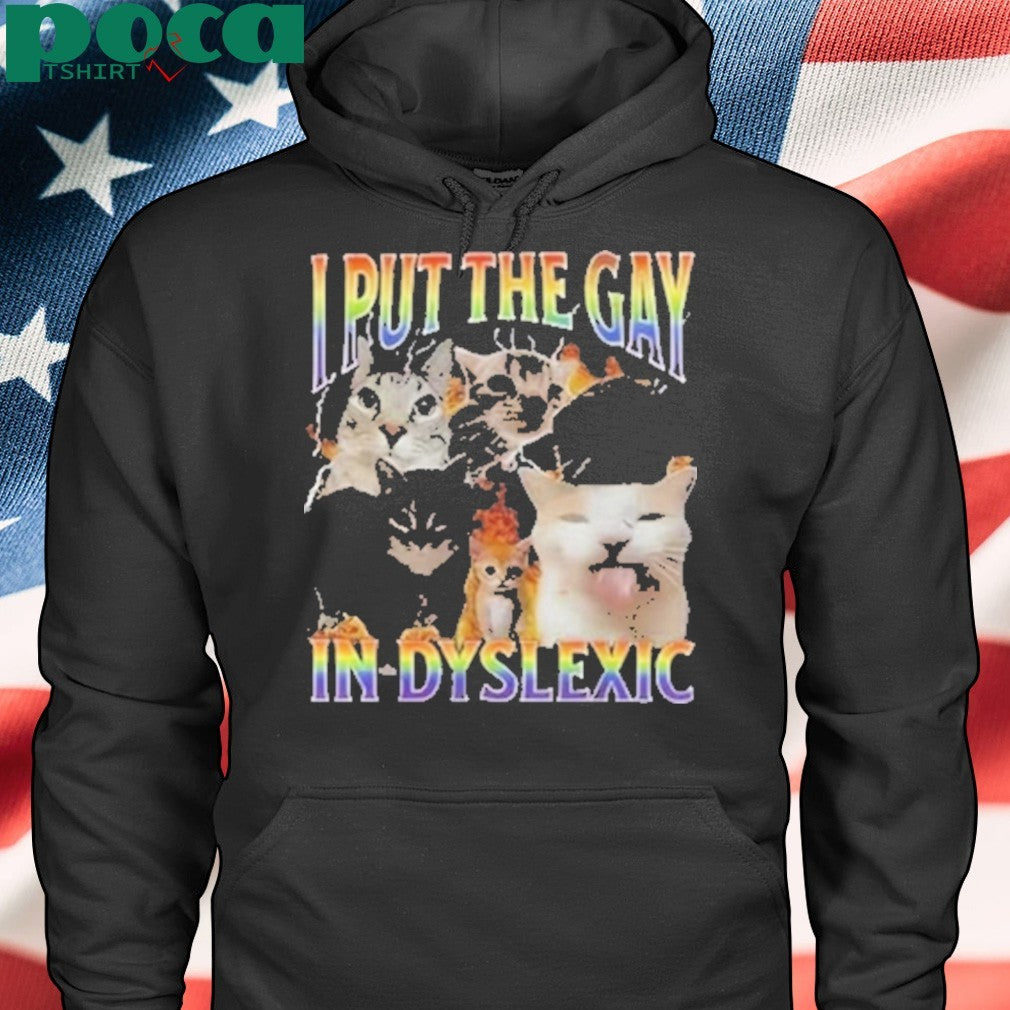Funny I Put The Gay In Dyslexic Shirt