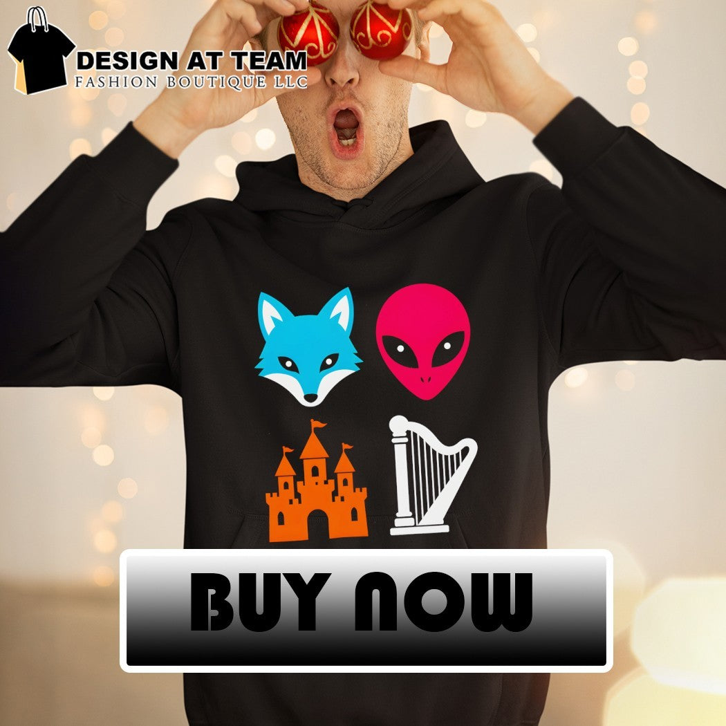 Funny Spurs Fox Alien Castle Harper Basketball Meme shirt