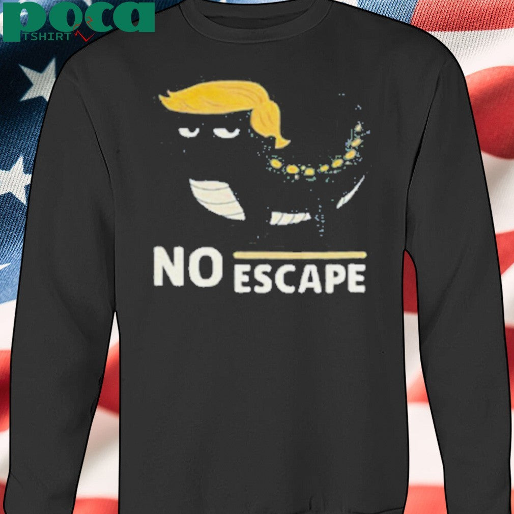 Funny Trump Hair Crocodile Alligator Alcatraz No Escape FAFO shirt
