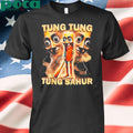 Funny Tung Tung Tung Sahur Brainrot Character Meme Shirt