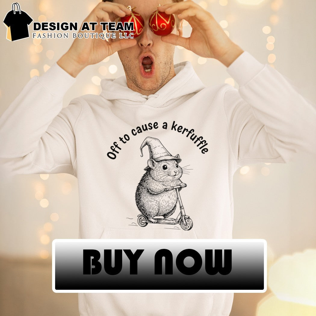 Funny groundhog scooter off to cause a kerfuffle shirt