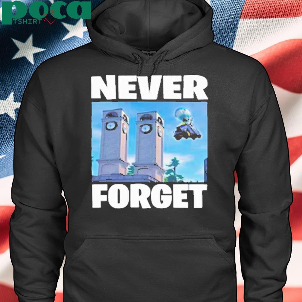 Funnyahhtees Never Forget Twin Tilted Towers Shirt