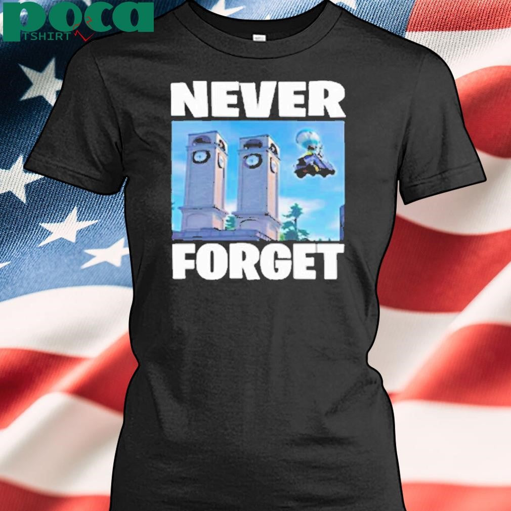 Funnyahhtees Never Forget Twin Tilted Towers Shirt