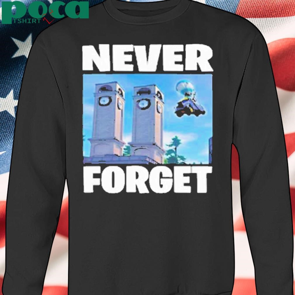 Funnyahhtees Never Forget Twin Tilted Towers Shirt