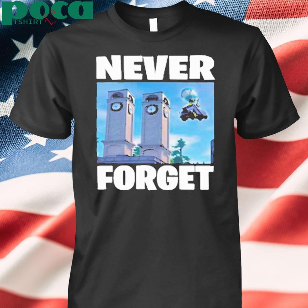 Funnyahhtees Never Forget Twin Tilted Towers Shirt