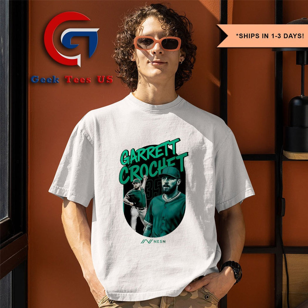 Garrett Crochet 35 player Boston Red Sox baseball shirt