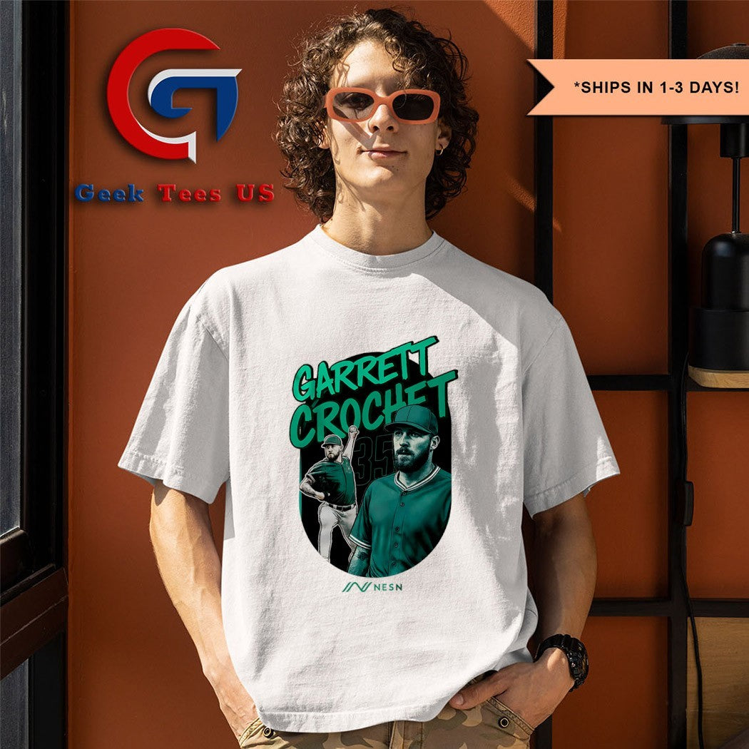Garrett Crochet 35 player Boston Red Sox baseball shirt
