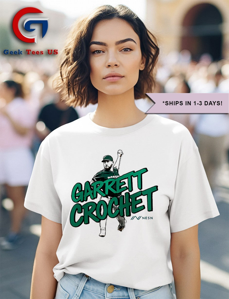 Garrett Crochet Boston Red Sox MLB 2025 Nesn shirt