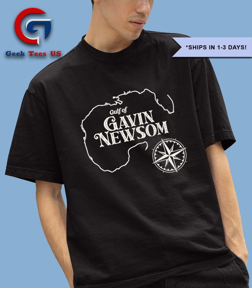 Gavin Newsom Gulf of Mexico Map shirt