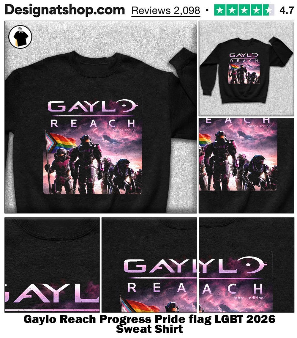 Gaylo Reach Progress Pride flag LGBT 2026 shirt