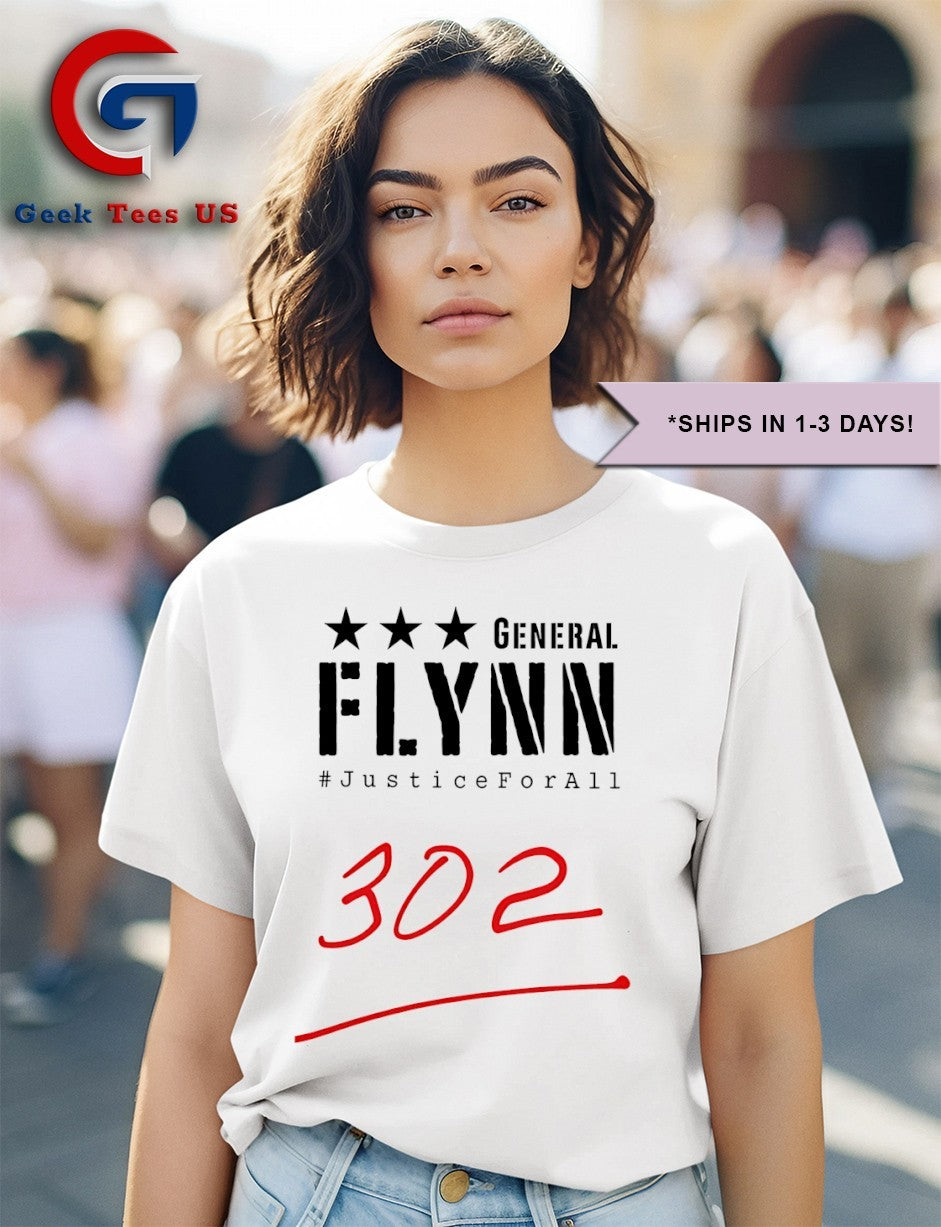 General flynn justice for all 302 shirt