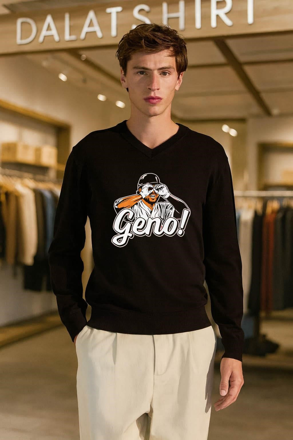 Geno Eugenio Suárez Baseball Player Goggles Celebration Graphic shirt