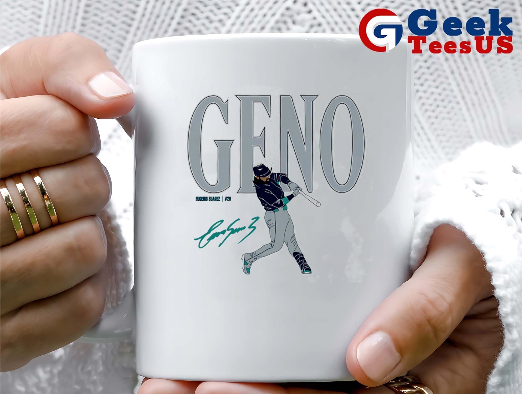 Geno Eugenio Suarez Seattle Mariners MLB 2025 baseball signature shirt