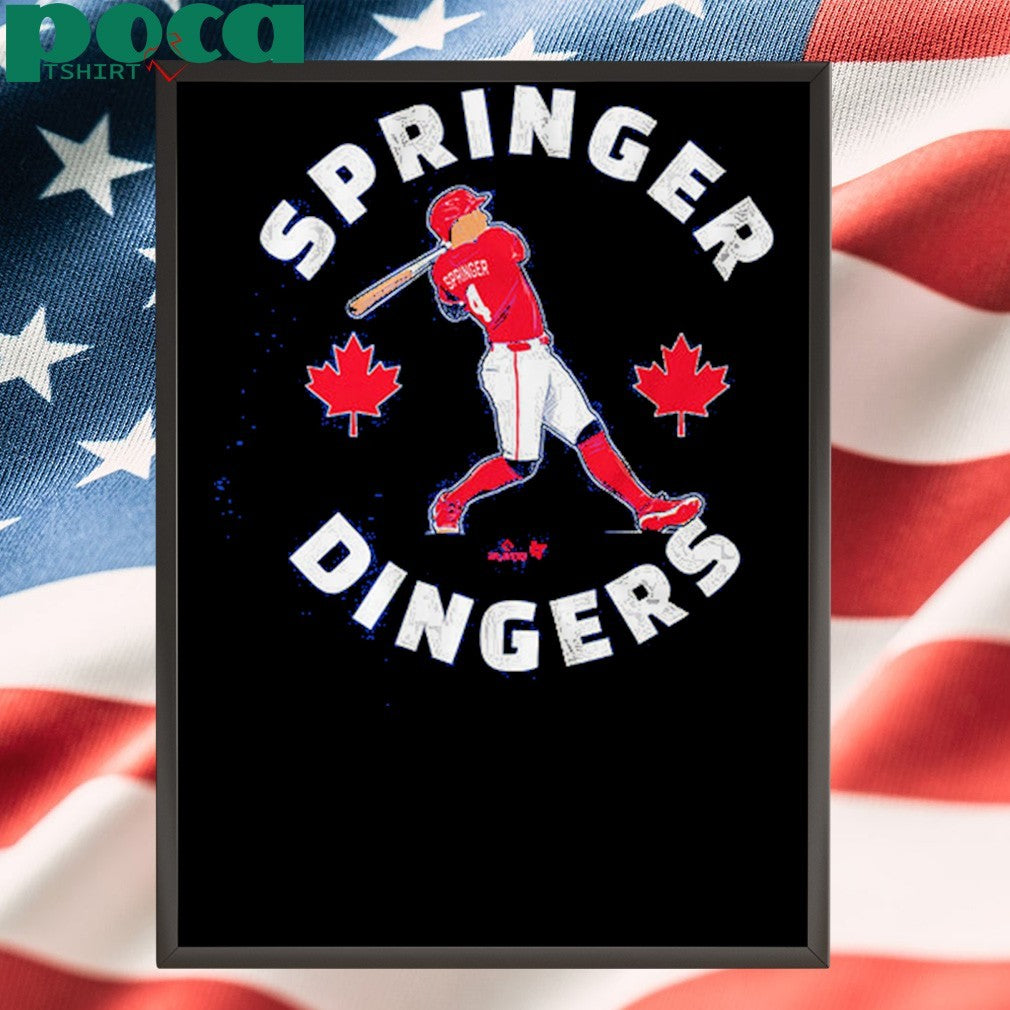 George Springer Canada Day Dingers shirt
