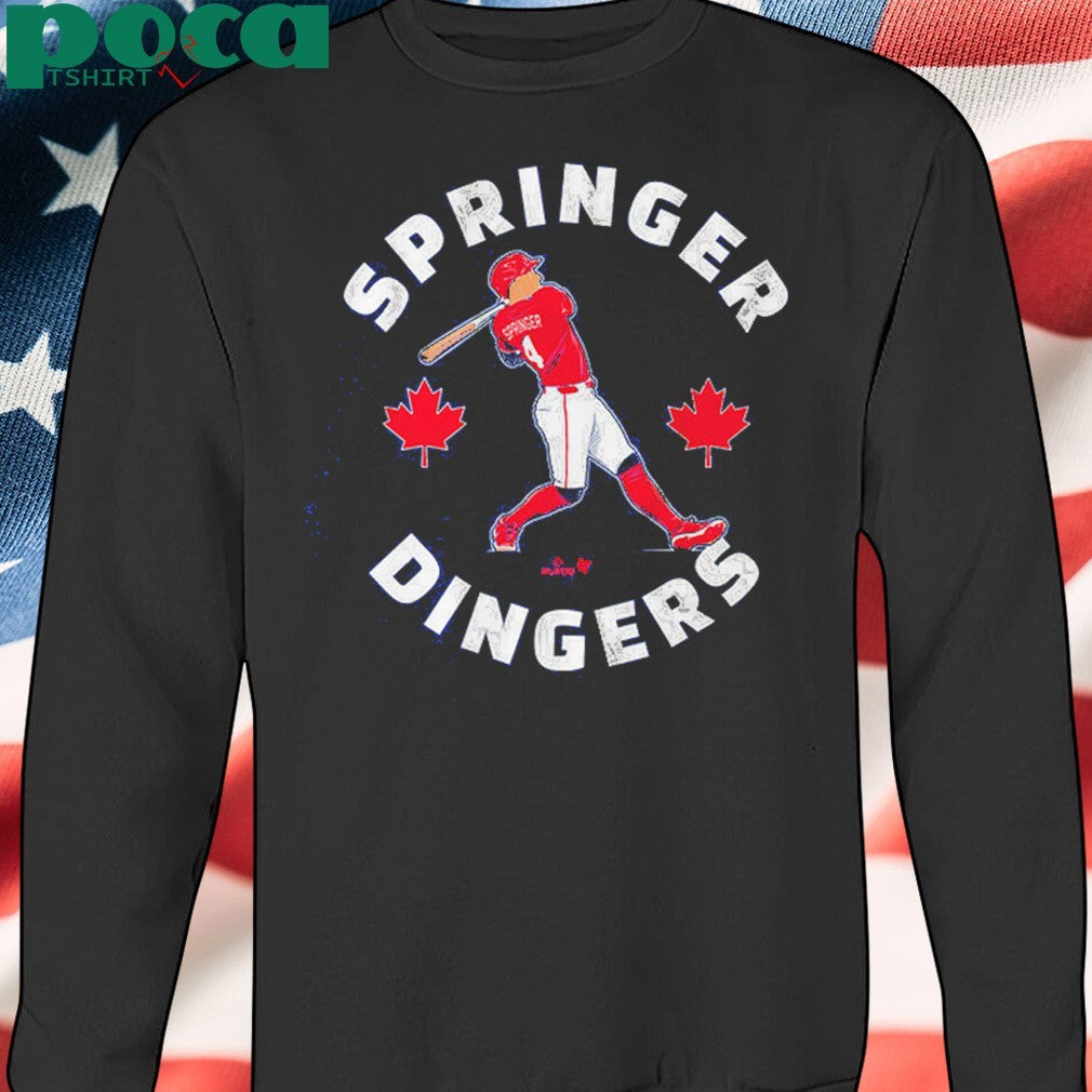 George Springer Canada Day Dingers shirt