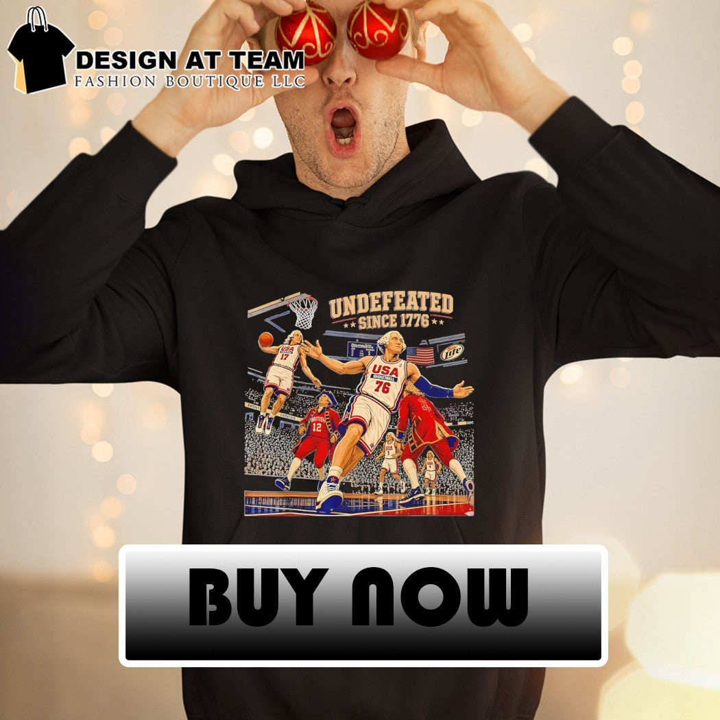 George Washington USA Basketball Undefeated Since 1776 America 4th of July shirt