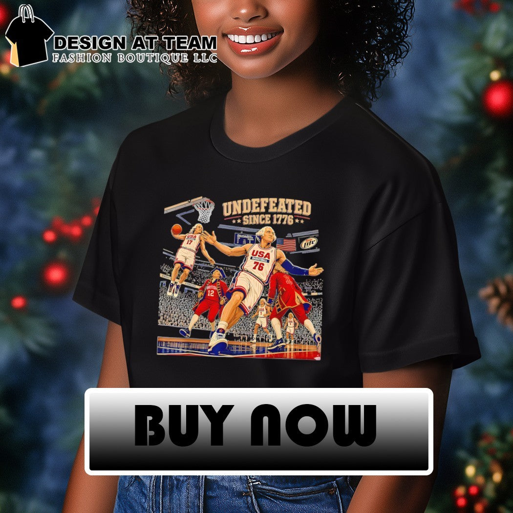 George Washington USA Basketball Undefeated Since 1776 America 4th of July shirt