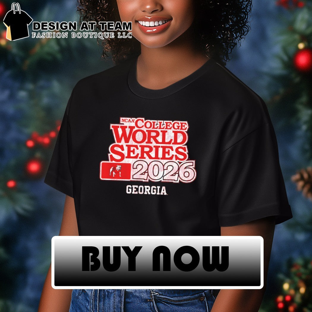 Georgia Bulldogs Baseball 2026 NCAA College World Series shirt
