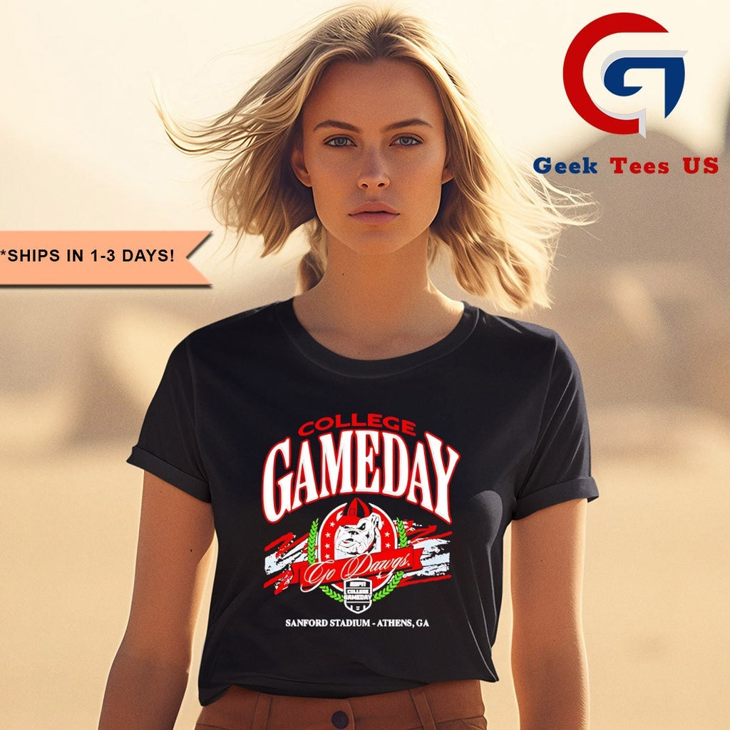 Georgia Bulldogs football 2025 College GameDay Go Dawgs shirt