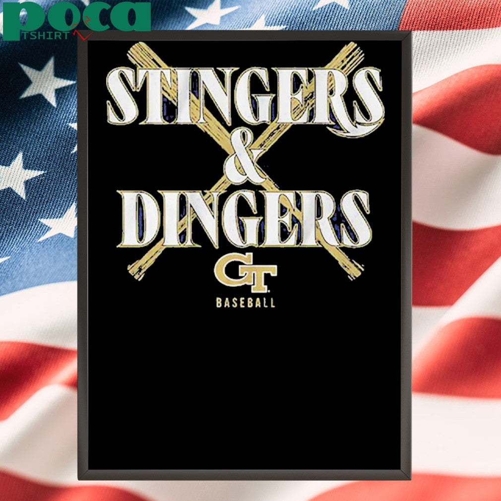Georgia Tech Baseball Stingers Dingers Shirt