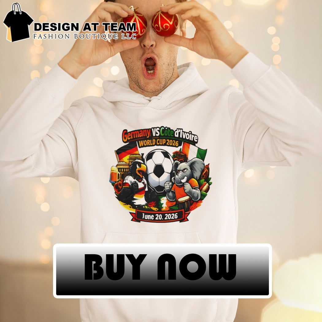 Germany vs Cote D’Ivoire soccer mascot World Cup June 20 2026 shirt