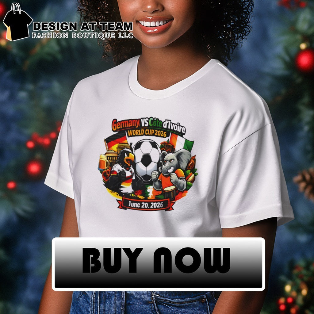 Germany vs Cote D’Ivoire soccer mascot World Cup June 20 2026 shirt