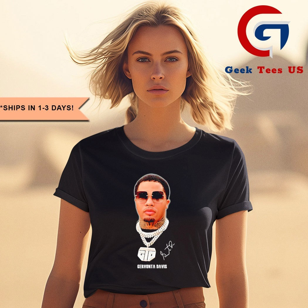 Gervonta Davis player boxing signature portrait shirt