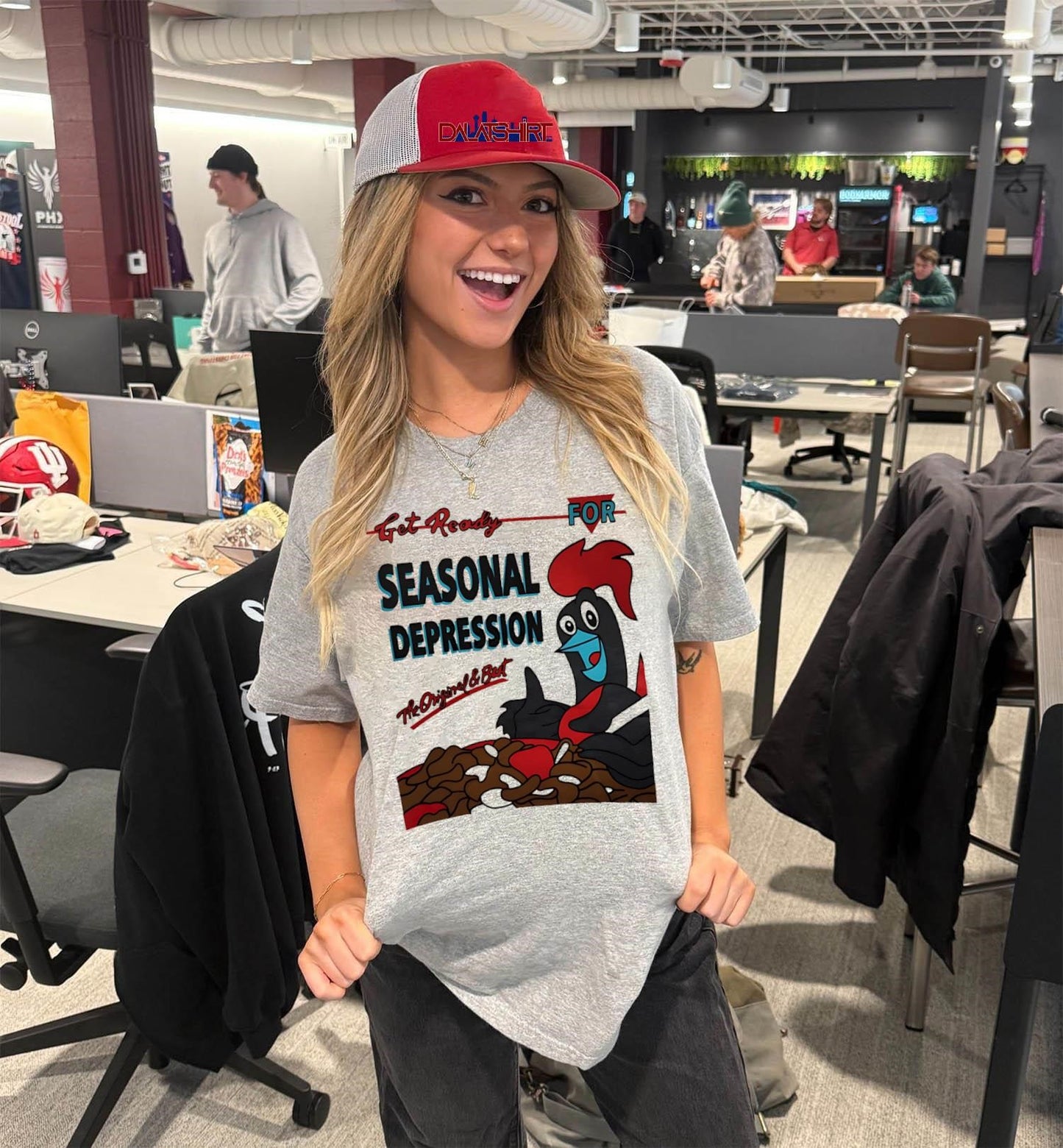 Get Ready For Seasonal Depression Rooster Cereal Parody shirt