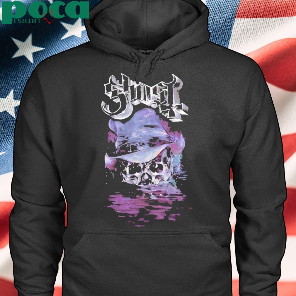 Ghost New York NY Merch Tee At Madison Square Garden On July 22 Skeletour World Tour 2025 Two Sided Print Vintage T-Shirt