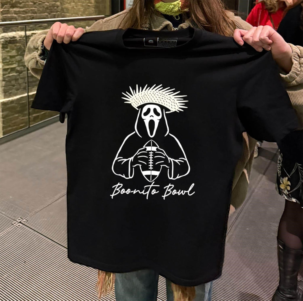 Ghostface Scream Boo-nito Bowl Straw Hat Football shirt