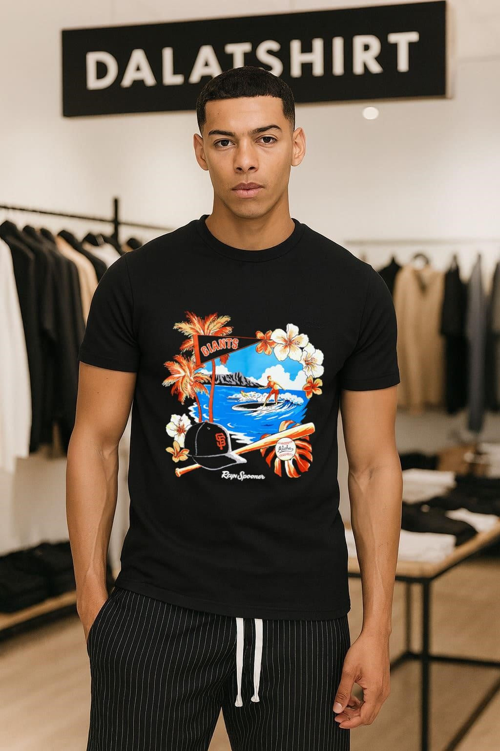 Giants Reyn Spooner Aloha Baseball Beach shirt