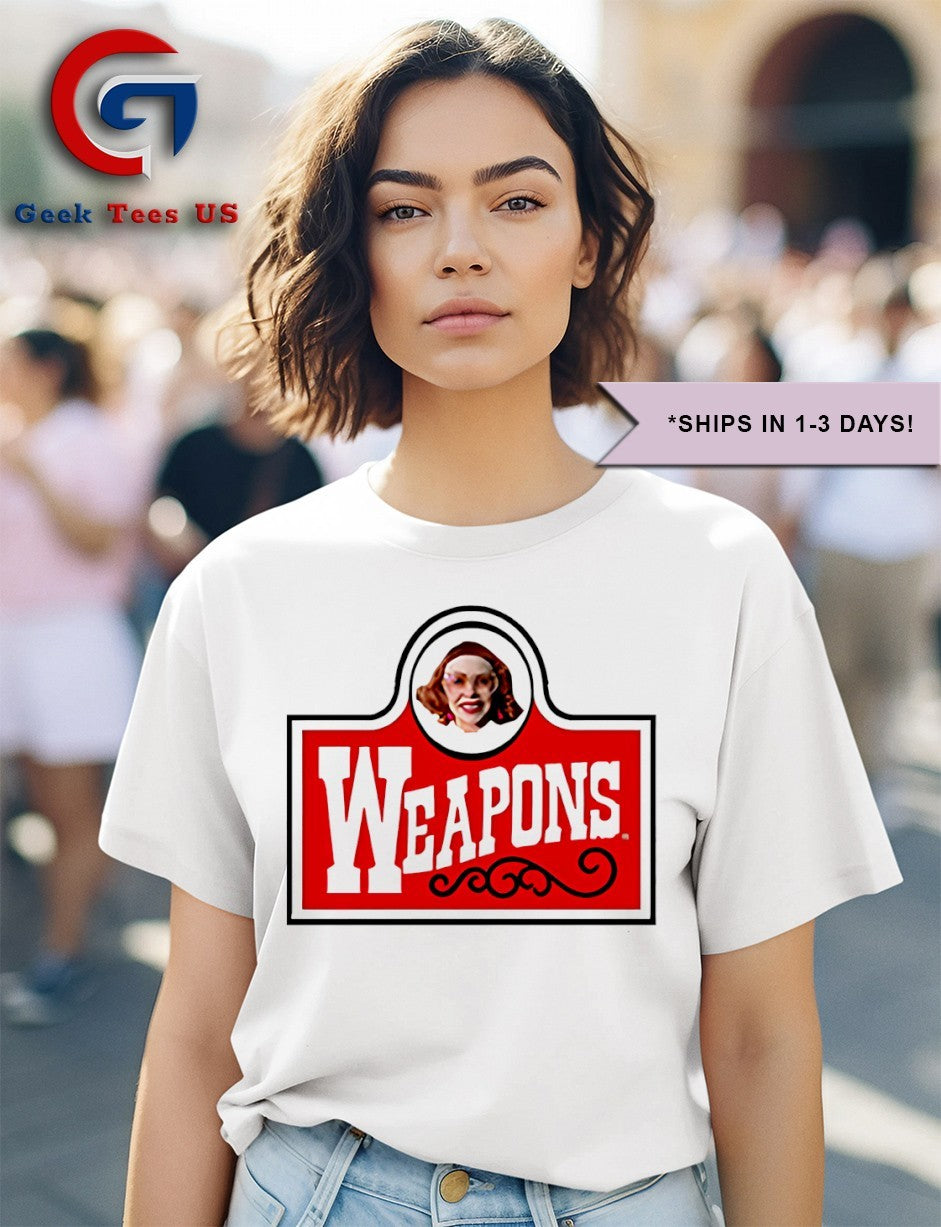 Gladys Lilly Weapons Wendy’s logo shirt