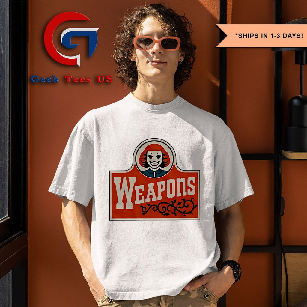 Gladys Lilly Weapons Wendy’s parody shirt