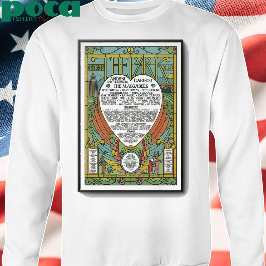 Glastonbury Festival 2025 The Park Poster shirt