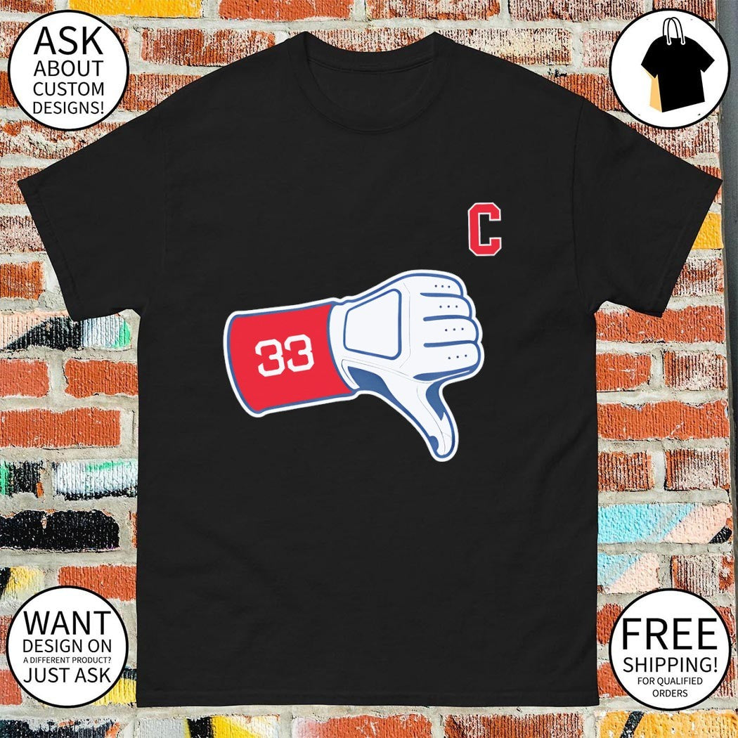 Glove Thumbs Down Hunter Gaddis Cleveland Guardians Baseball MLB 2026 shirt