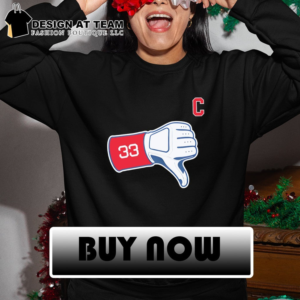 Glove Thumbs Down Hunter Gaddis Cleveland Guardians Baseball MLB 2026 shirt