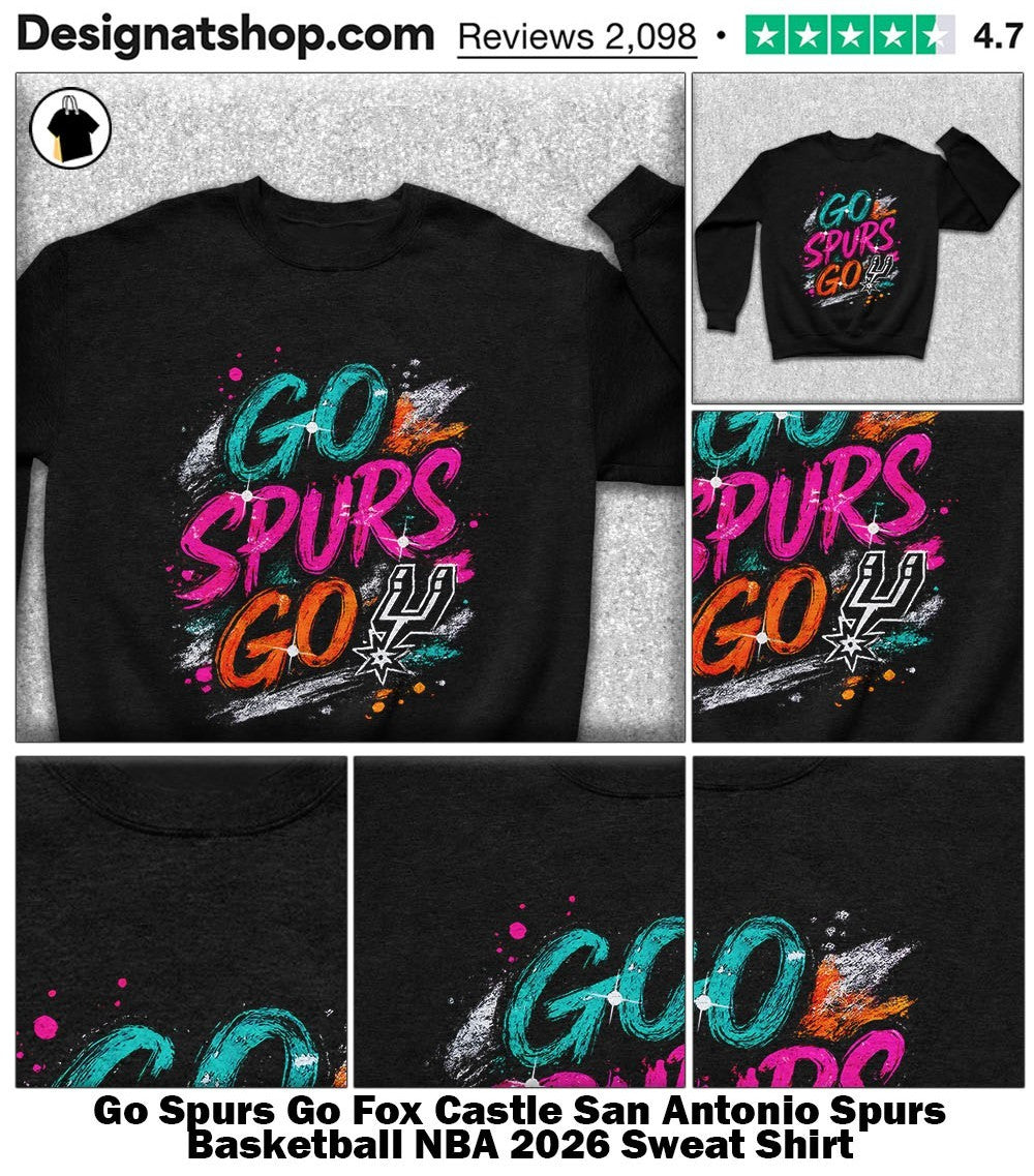Go Spurs Go Fox Castle San Antonio Spurs Basketball NBA 2026 shirt
