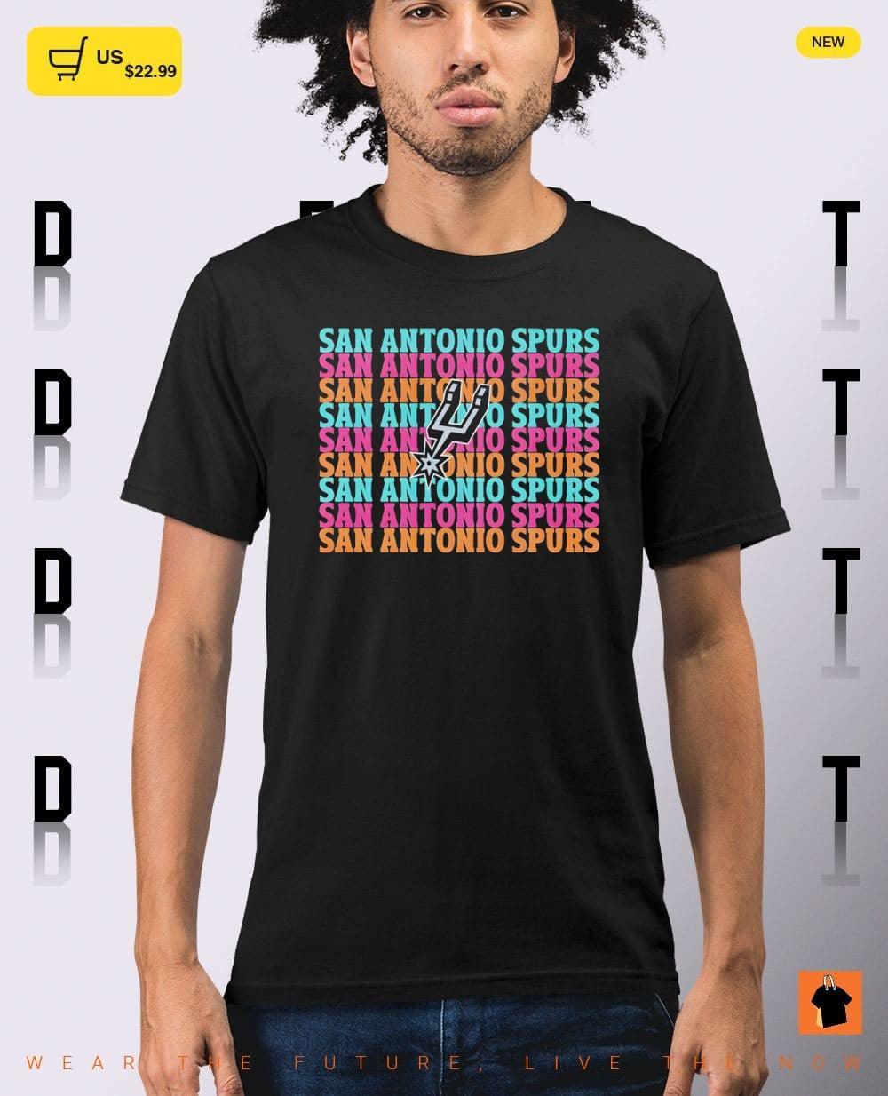 Go Spurs Go San Antonio Spurs Basketball Colorful NBA 2026 shirt