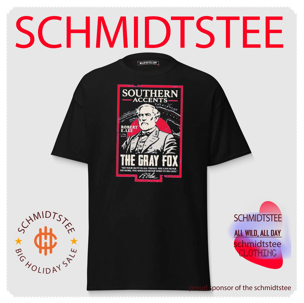 Robert E Lee Southern Accents The Gray Fox Quote shirt