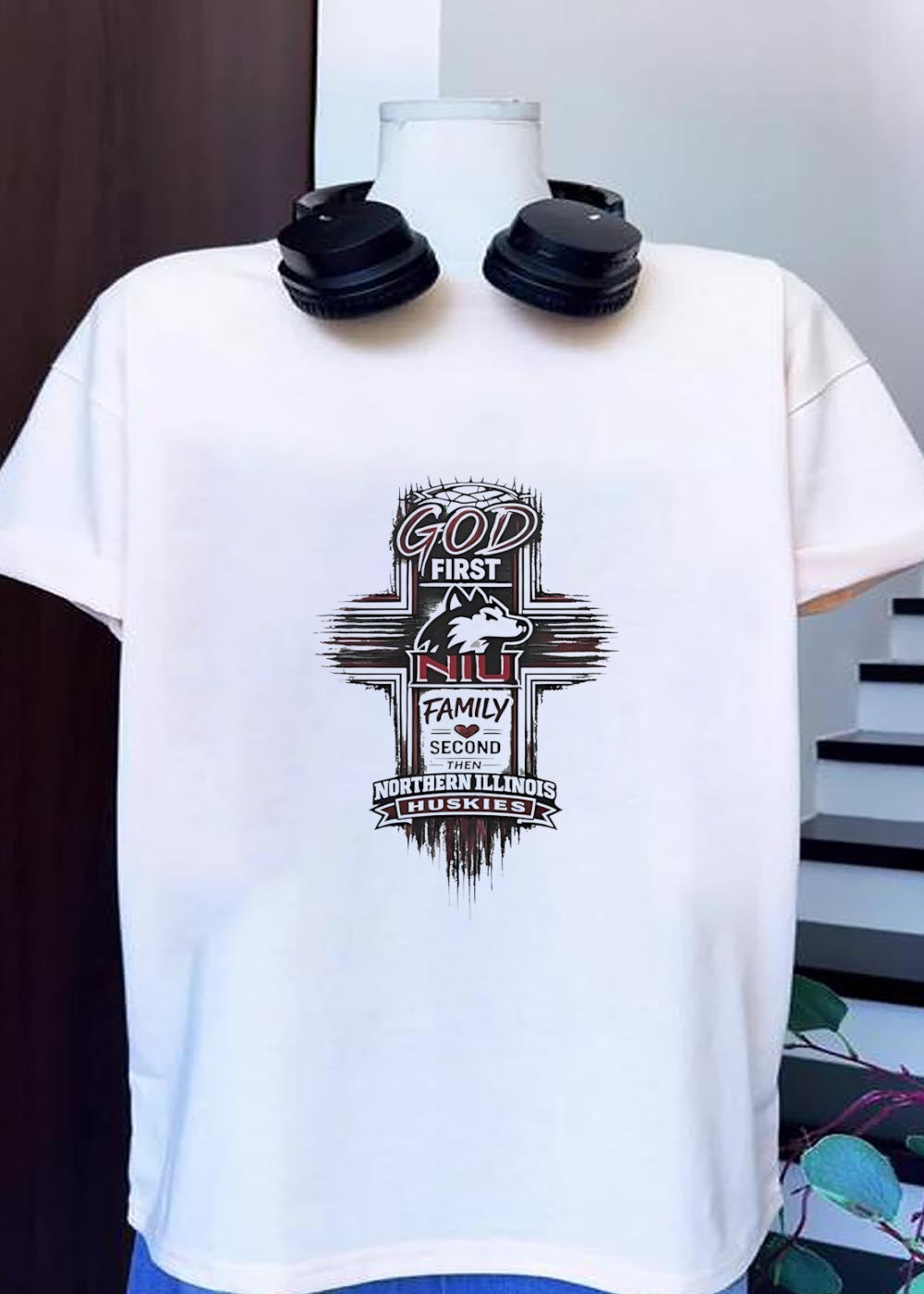 God First Family Second Northern Illinois Huskies NIU Shirt